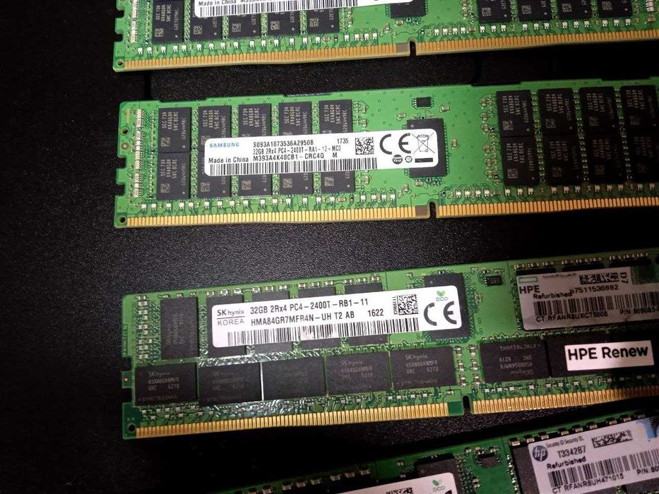Серверна память DDR4 REG ECC 2400mhz 32gb USA