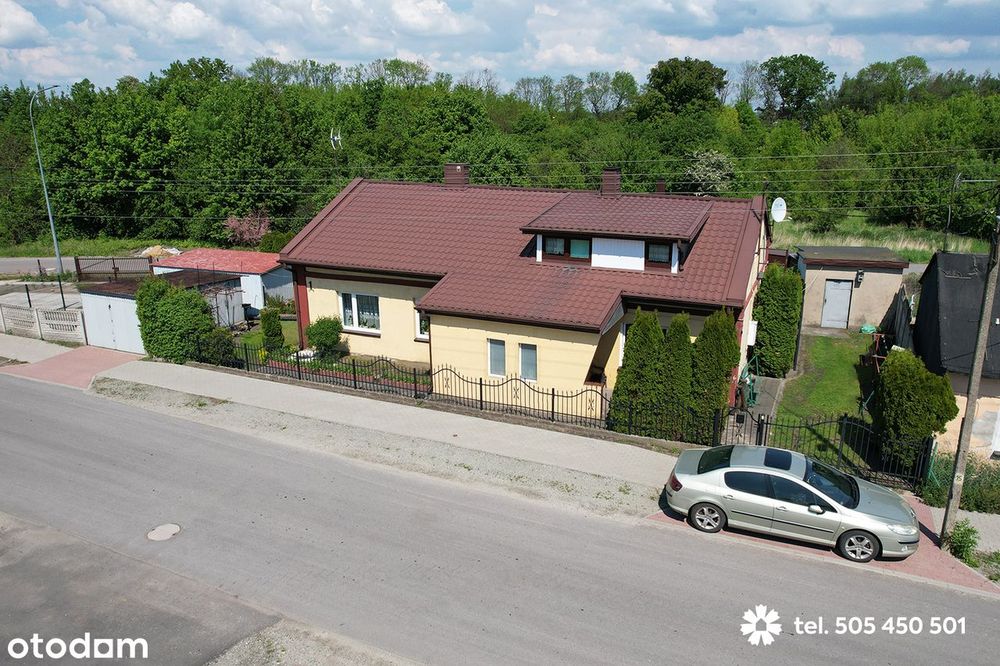 Dom 80 m2, działką 270 m2 oraz garażem w spokojnej okolicy