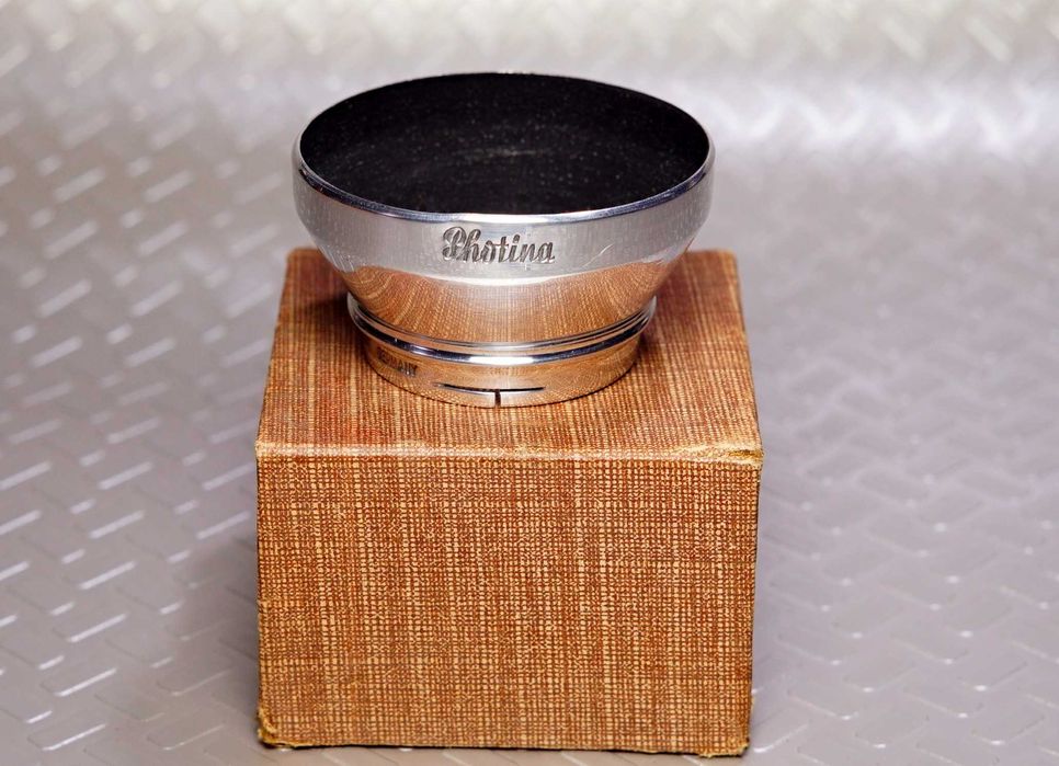 Vintage Actina 32mm metal Push on hood para Kodak Retina