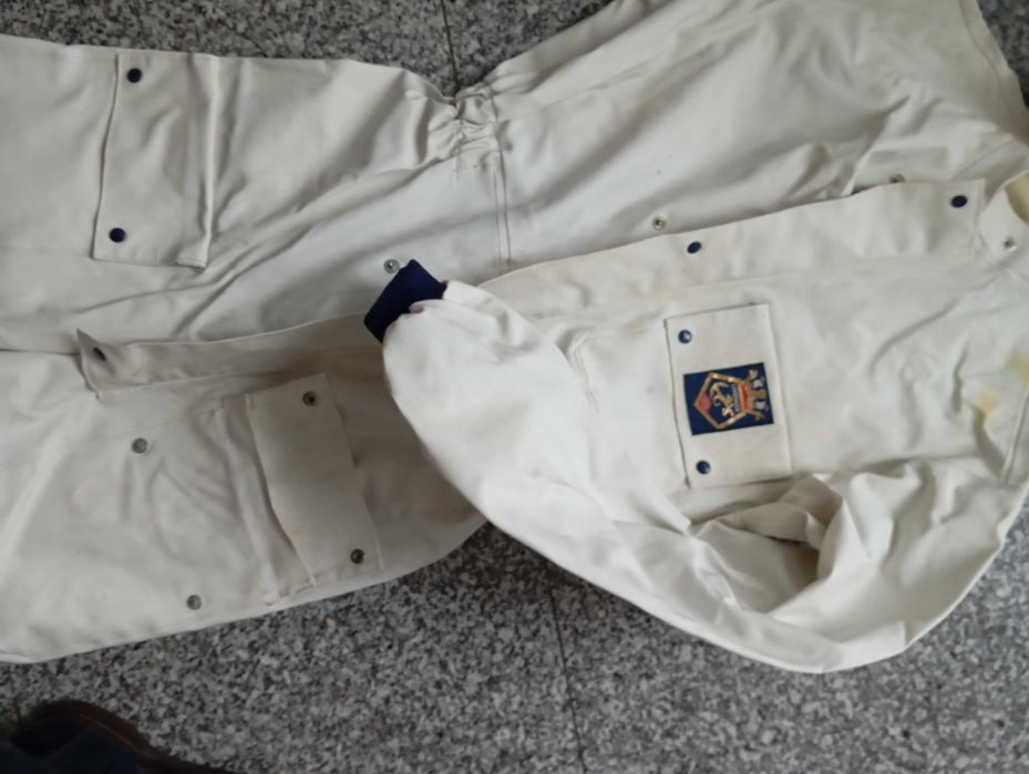 Fato de oleado/ lona de PVC, integral para atividades marítimas