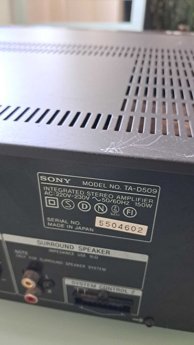 Amplificador Sony  TA-D509