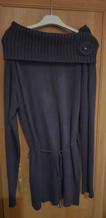 Golf damski fioletowy