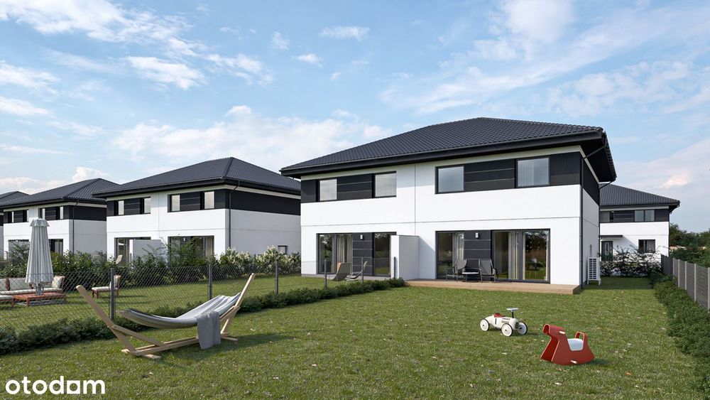 Dom A/A+ + pompa ciepła + PV falownik 10 kW + rekuperacja + działka
