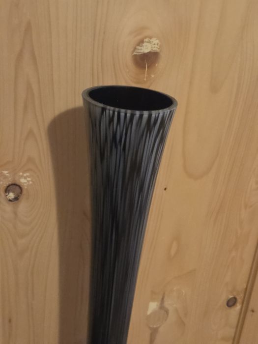 Wazon szklany, wysoki 101  cm. Murano