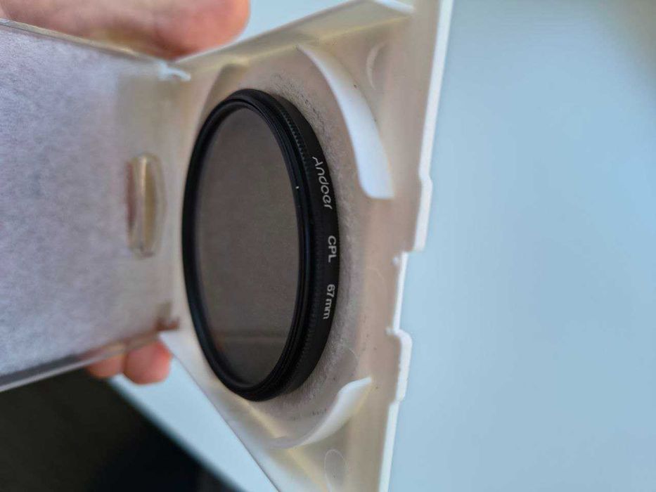 Регульований поляризаційний світлофільтр Andoer 67 мм