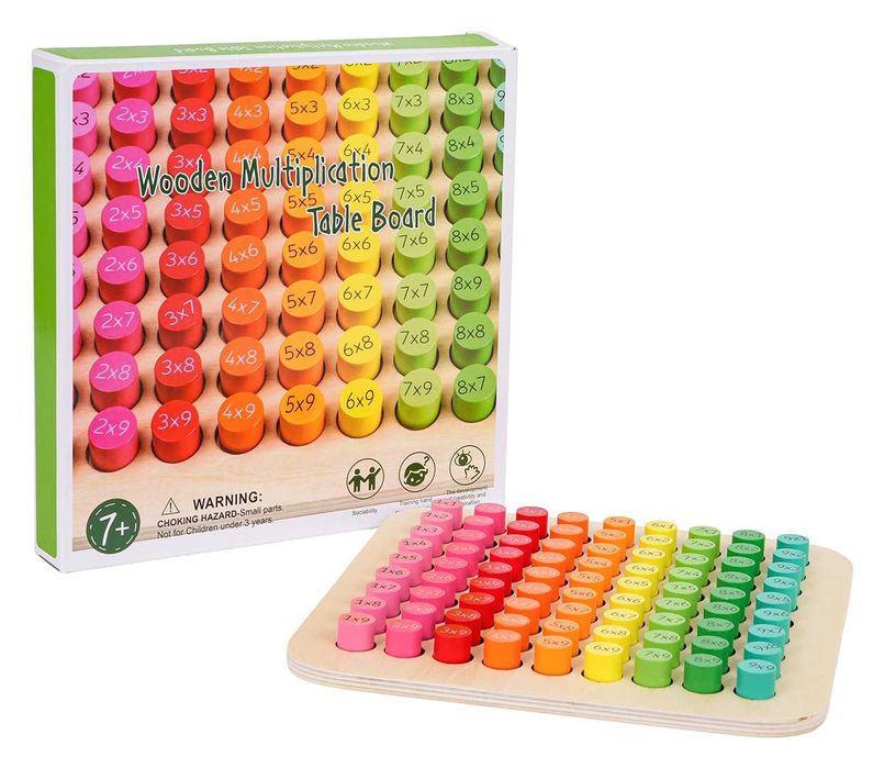 Edukacyjna Drewniana Tablica do Nauki Mnożenia Dla Dzieci YY-3184