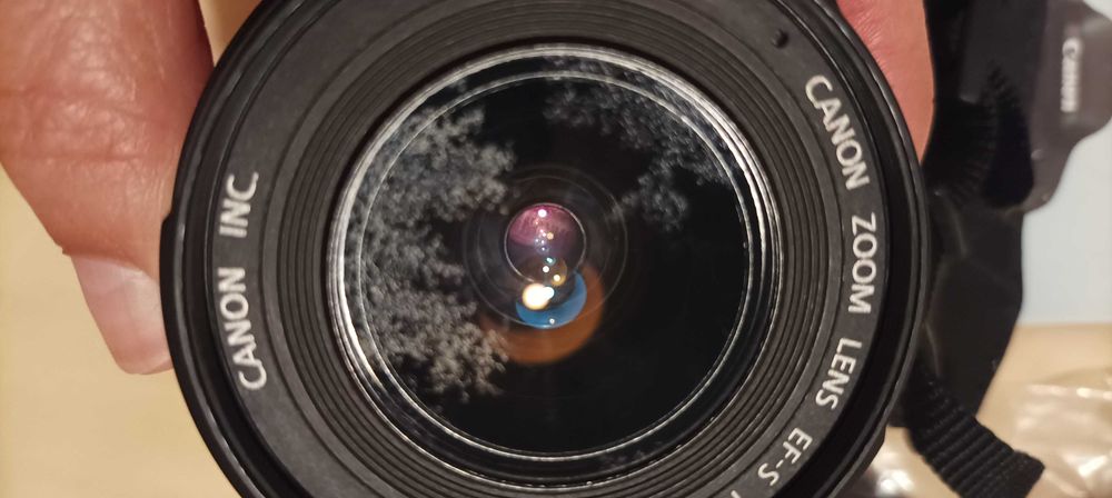 Lente Canon EFS 18- 55 mm + filtro UV