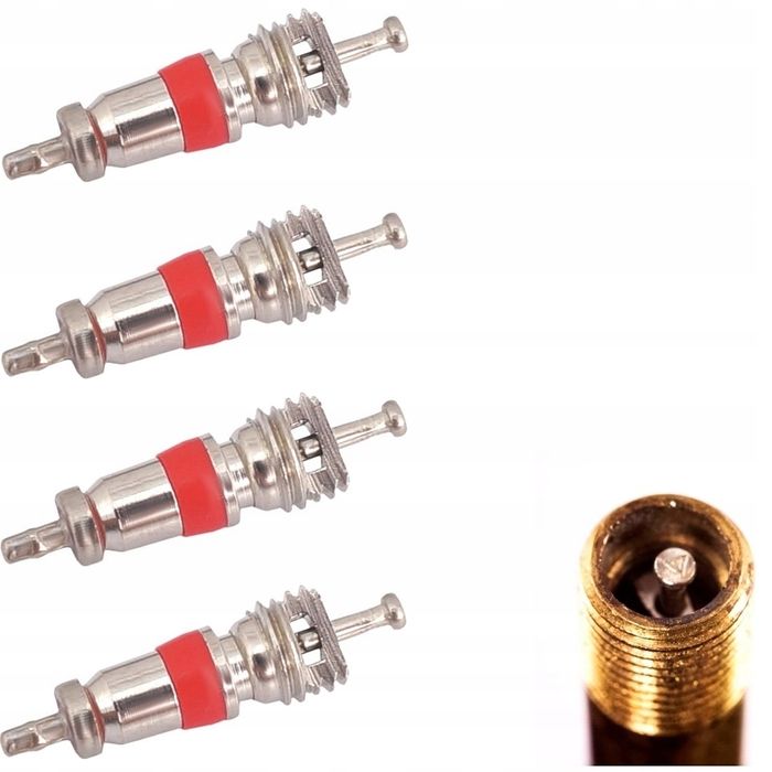 Zaworek dętki AV 4szt wentyl dętka zawór maszynki rowerowej auto