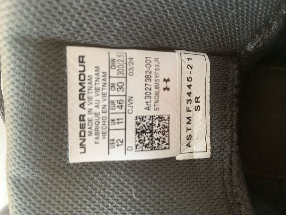 Botas Under Armour valsetz 46