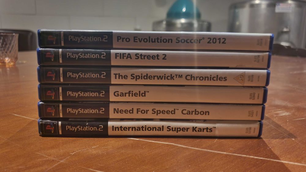 6 Jogos para ps2