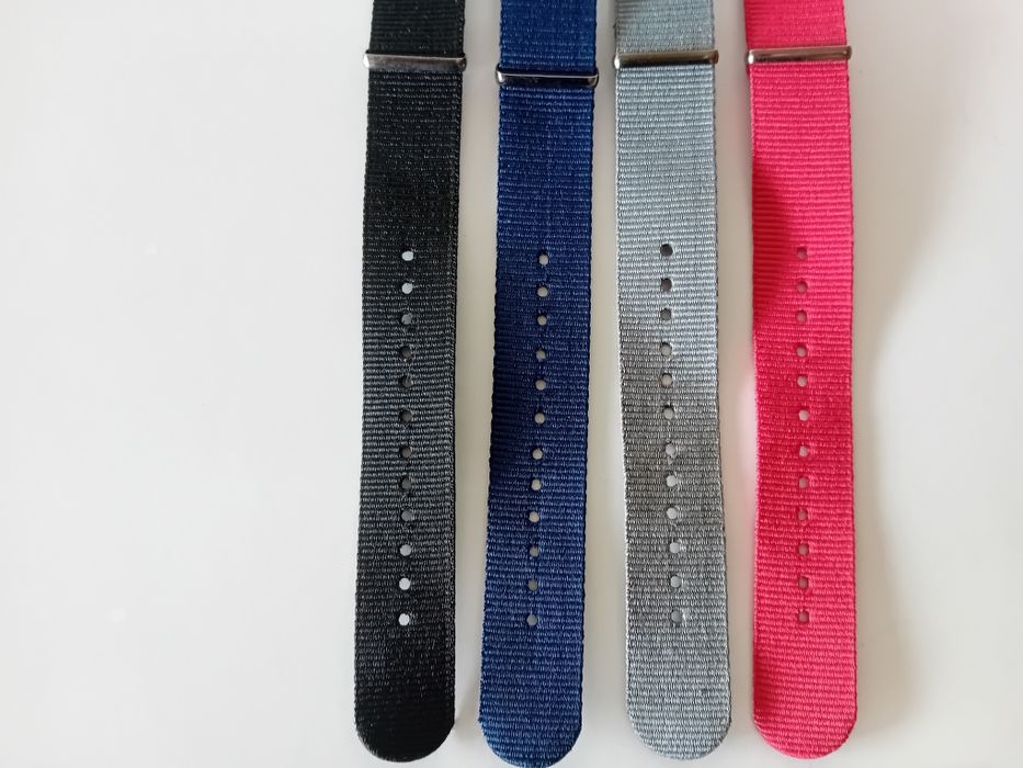 Braceletes Nato Nylon Partes Metálicas Escuras Seiko Citizen Tissot
