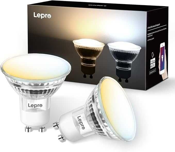Żarówka Lepro GU10 inteligentna lampa, Wi-Fi