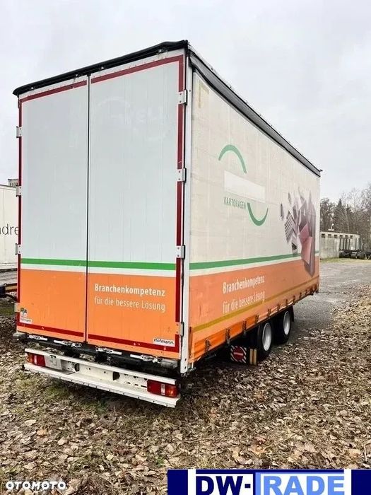 Hoffmann TANDEM FIRANKA 7.40 m | PRZEJAZDOWA | 18 PALET |  DMC 13.6 Ton | Suwany Dach | Centralny Sprzęg ** Stan Idealny **