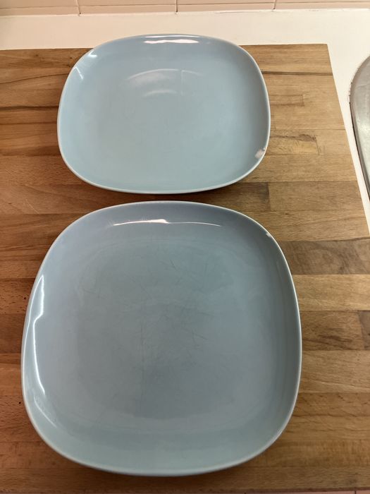 6 pratos rasos quadrados IKEA