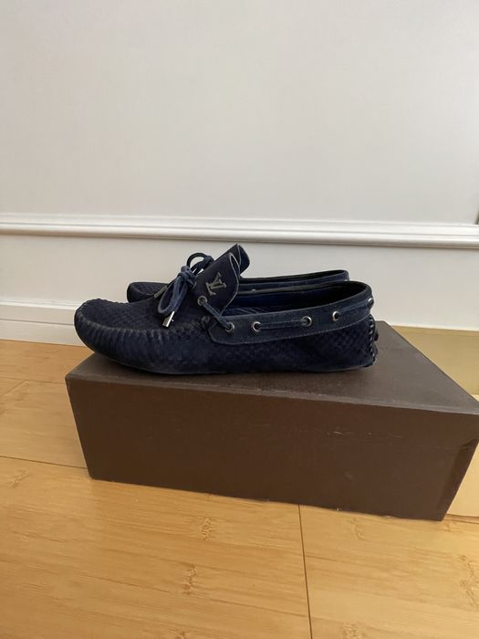 Мокасины LV 45 синие
