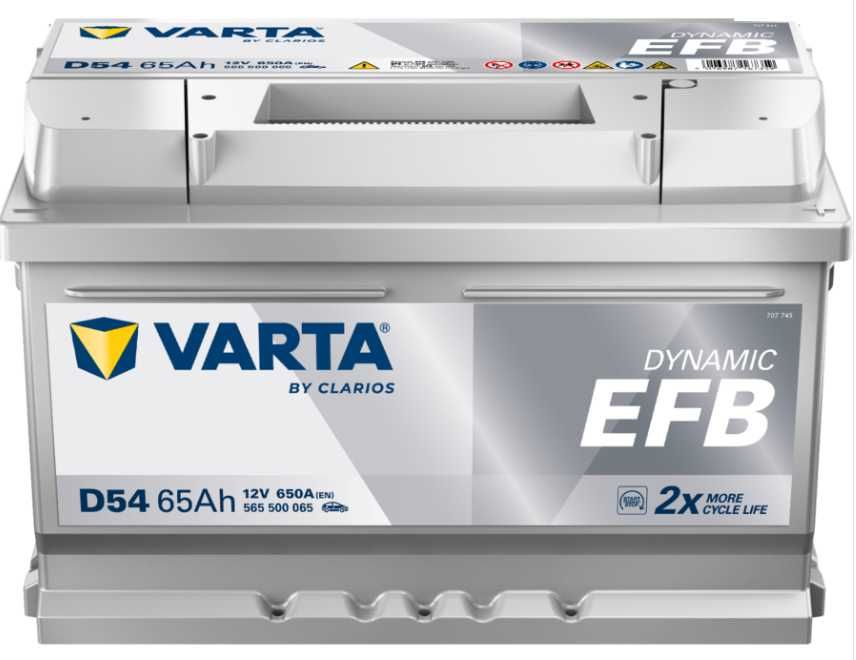 Bateria VARTA Start-Stop Blue Dynamic D54 65Ah 650A – Nova