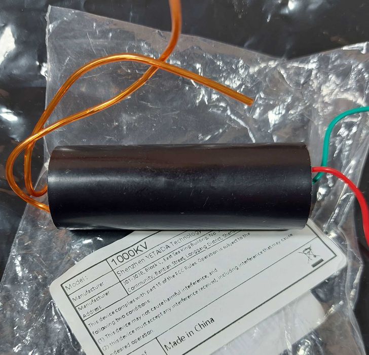 Высоковольтный преобразователь дуговых разрядов - умножитель 1000 кВ