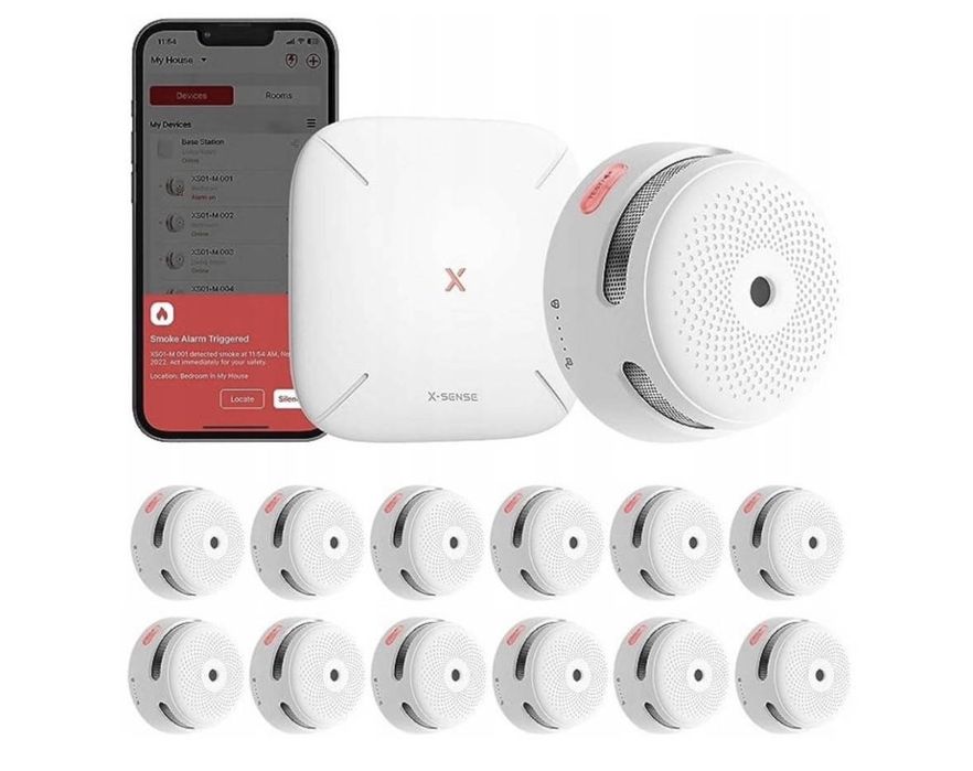 Бездротова система пожежної сигналізації X-Sense FS121 Link+ Pro Wi-fi