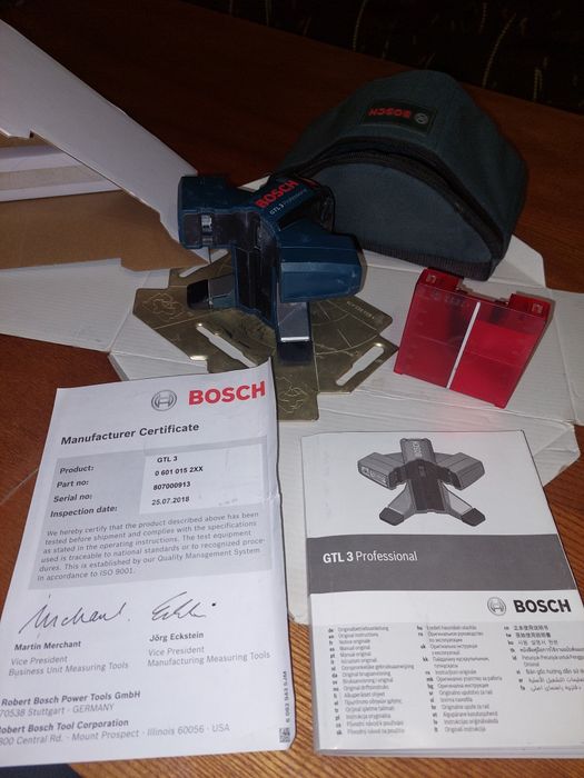Лазерний рівень BOSCH GTL3