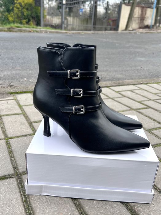 39 Sklep nowe botki damskie na szpilce 6619e