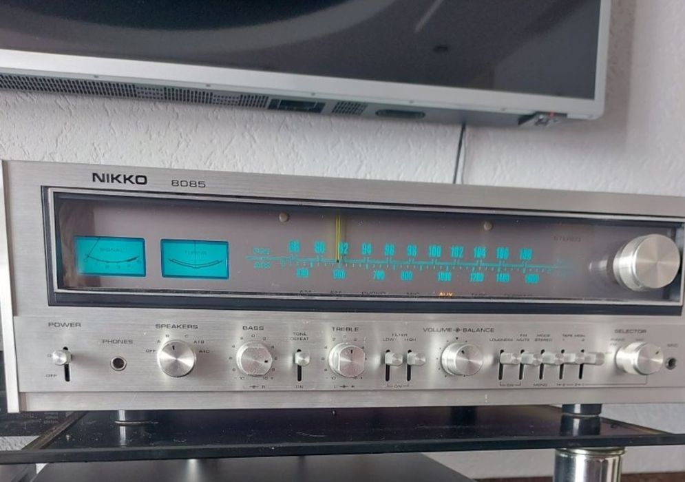 Nikko 8085 duży ciężki amplituner wzmacniacz po serwisie nie naprawie