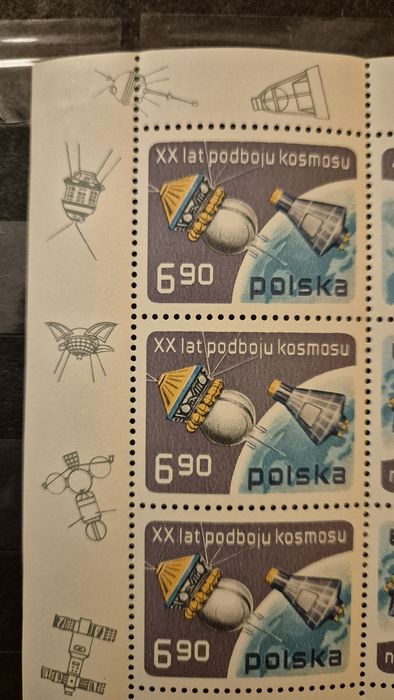 XX lat podboju kosmosu znaczki kolekcjonerskie