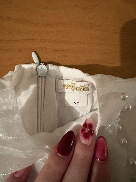 sukienka do chrztu rozmiar 62