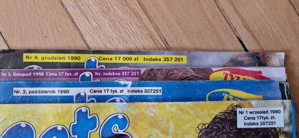 Magazyn Cats – roczniki 1990–1997, 91 numerów