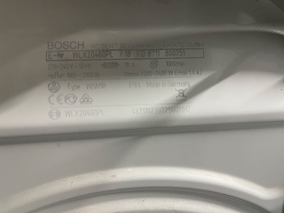 Пральна машина Bosch TRE 6578 вузька