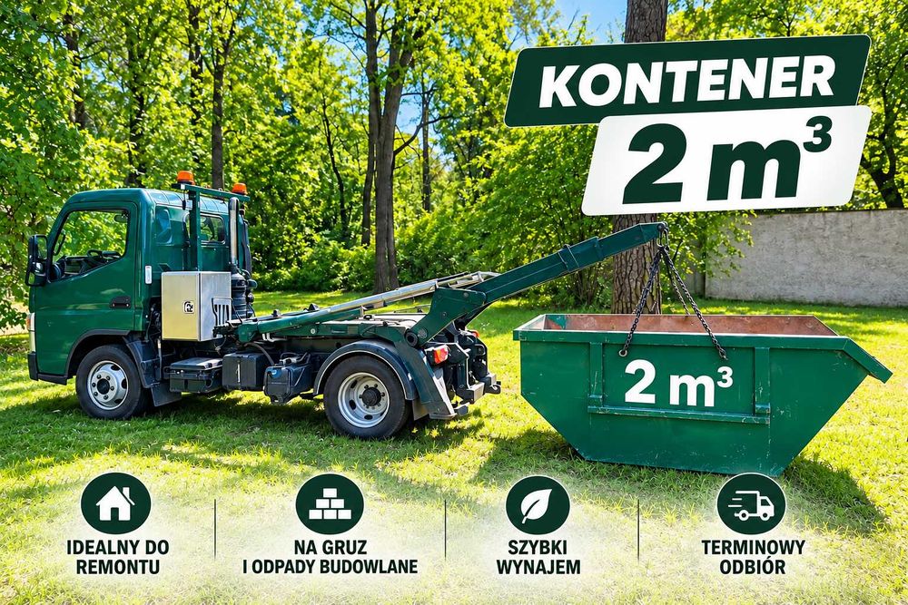Wywóz Gruzu Śmieci Odpadów Remontowych Budowlanych Wynajem Kontenerów WORKI BIG BAG Sulejówek