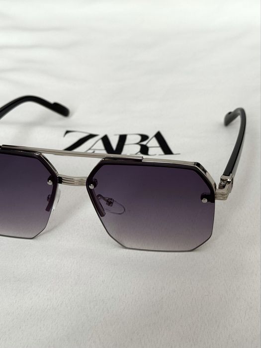 Okulary przeciwsłoneczne męskie metal frame Modern Style Summer Edition ~ Zara Accessories One Size