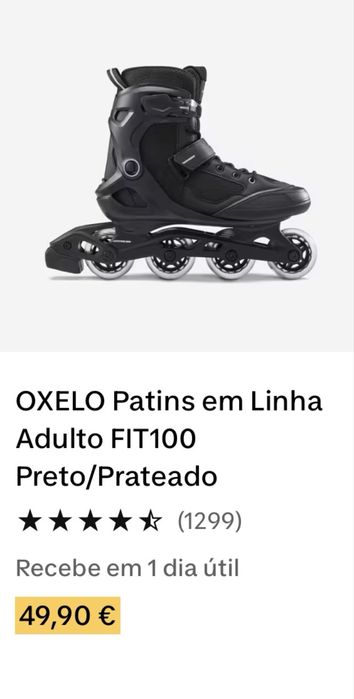 Patins de linha oxelo