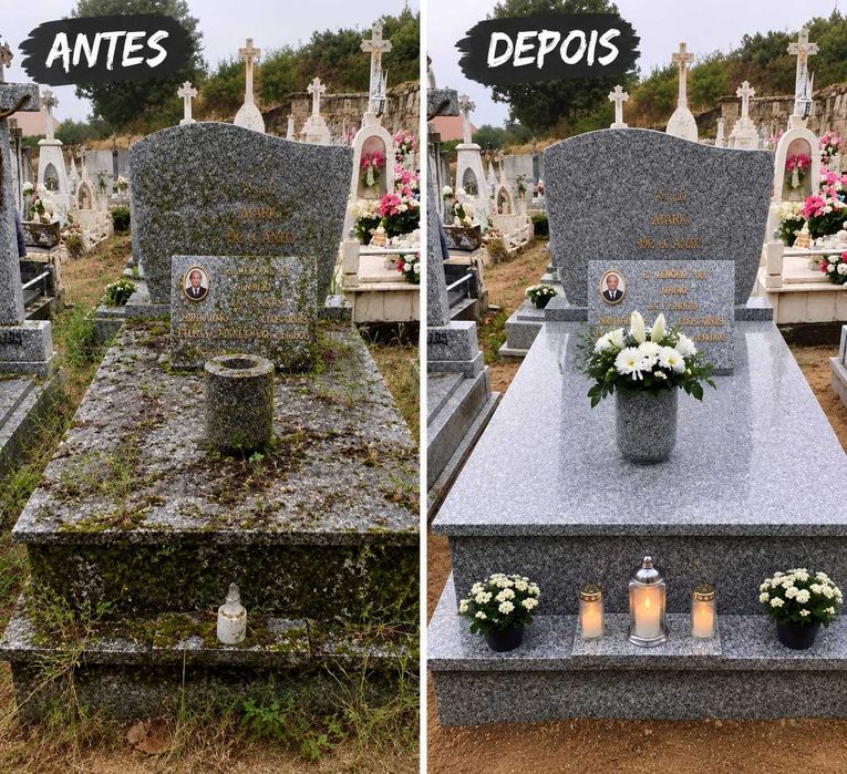 Serviço de limpeza de campas
