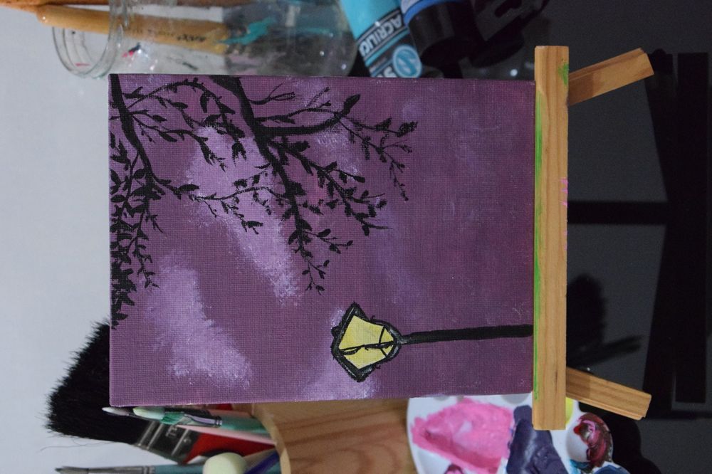 Telas pintadas a mão