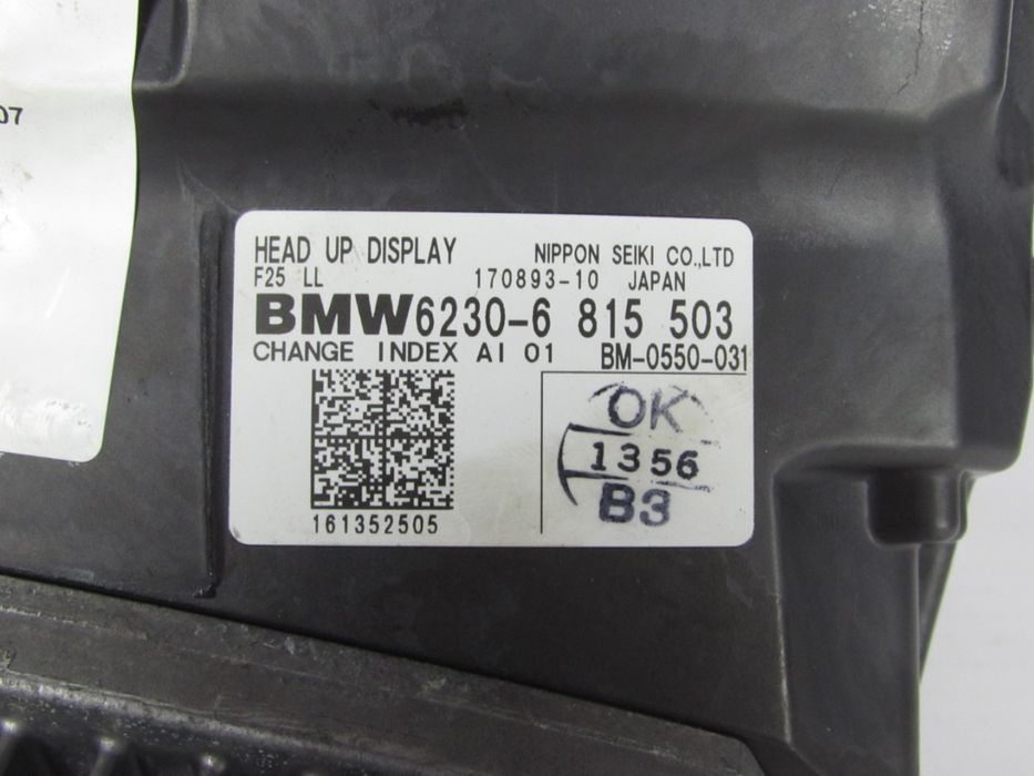 Head-Up Display Seminovo/ Original Bmw X3 (F25) 62306815503