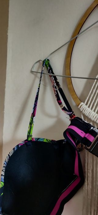 Bikini strój w kwiaty L