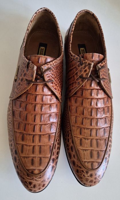 12400 zł w salonie ZILLI roz. 43 skóra naturalna całość HANDMADE Italy