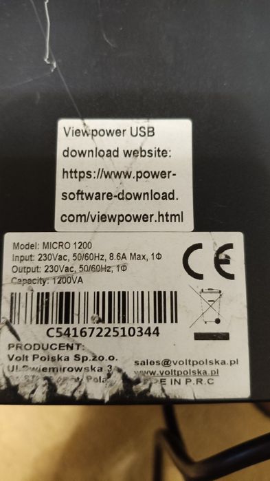 UPS Volt polska 1200 VA