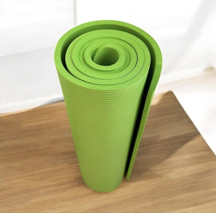 Килимок для фітнесу та йоги 1 см EasyFit NBR 10 мм коврик, каремат