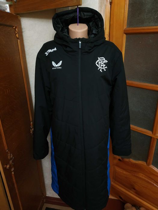 Фірмове чоловіче чорне синтепонове пальто Castore Rangers  XL (50)