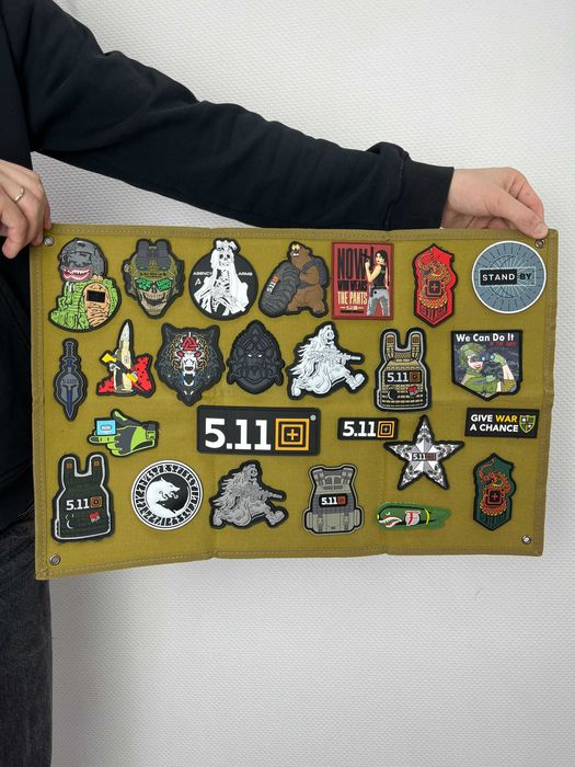 Патч-панель для зберігання патчів та шевронів