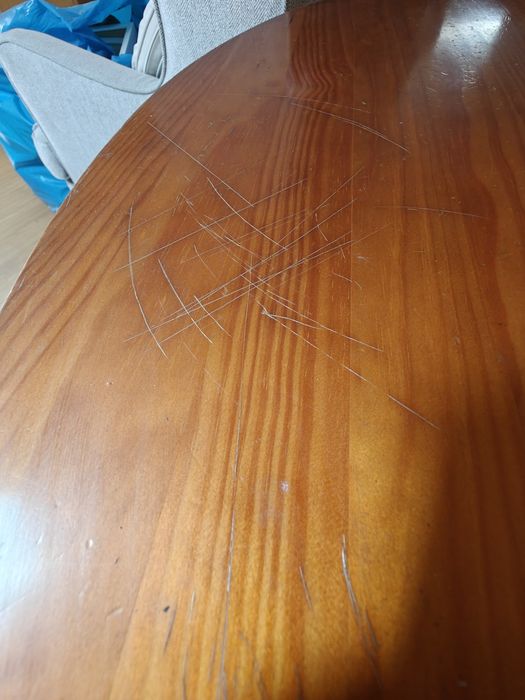 Mesa Oval Extensível em Pinho Maciço ARC + 2 Cadeiras