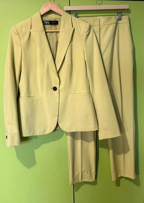 Garsonka damska Zara limonkowa 38