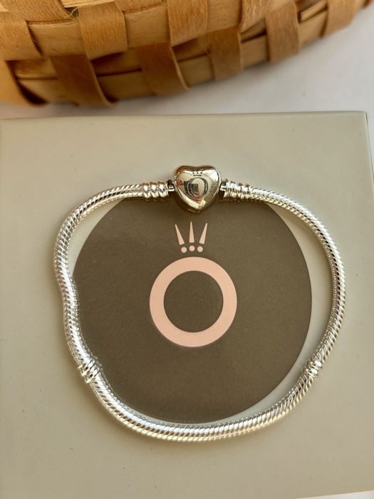 Bransoletka PANDORA Serce 20 cm S925 nowa węzyk+ pudełko