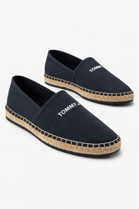 Tommy jeans granatowe espadryle z logo wsuwane 39 1i4a