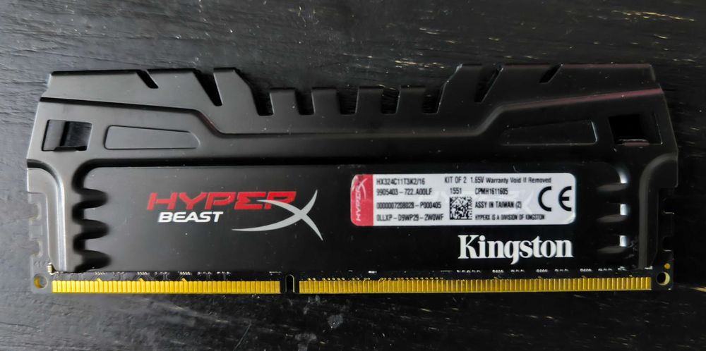 Оперативна пам'ять Kingston DDR3-2400 8GB PC3-19200