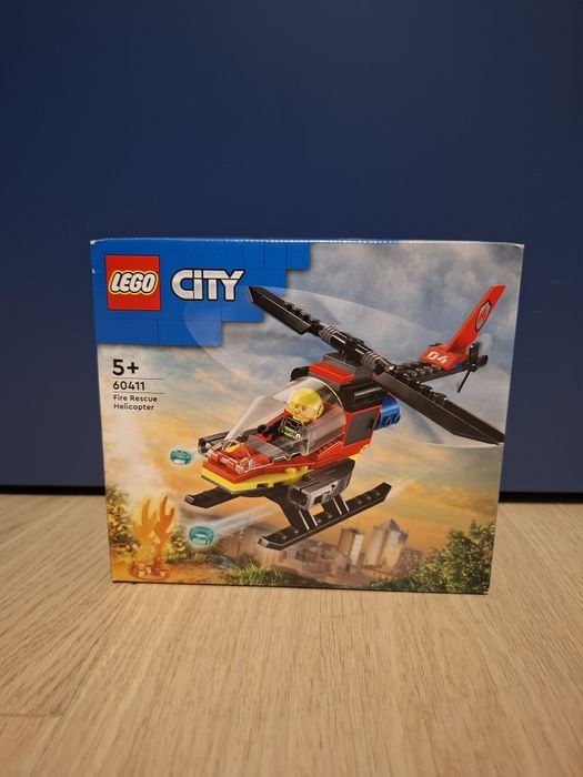 Lego City Fire Rescue Helicopter 60411