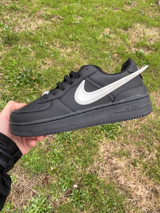 Розпродаж - стильні кросівки Nike Ambush AF black/white, чорні/білі жіночі/чоловічі
