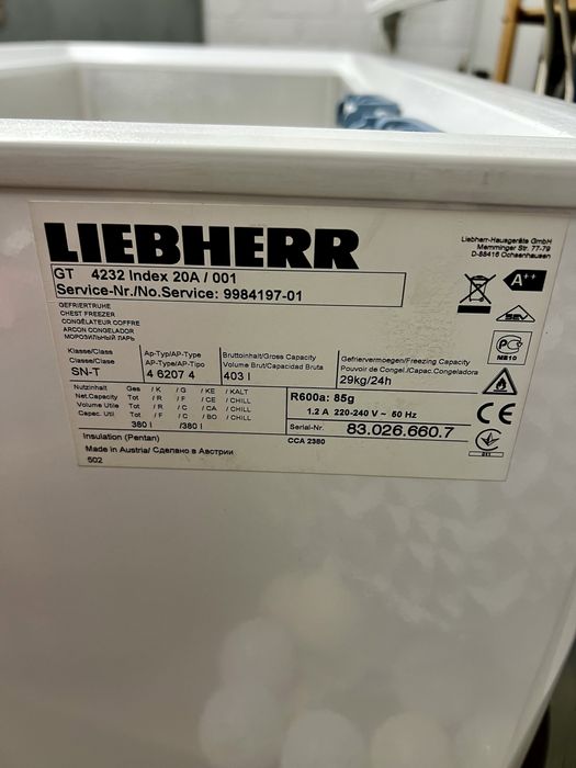 Zamrażarka Liebherr