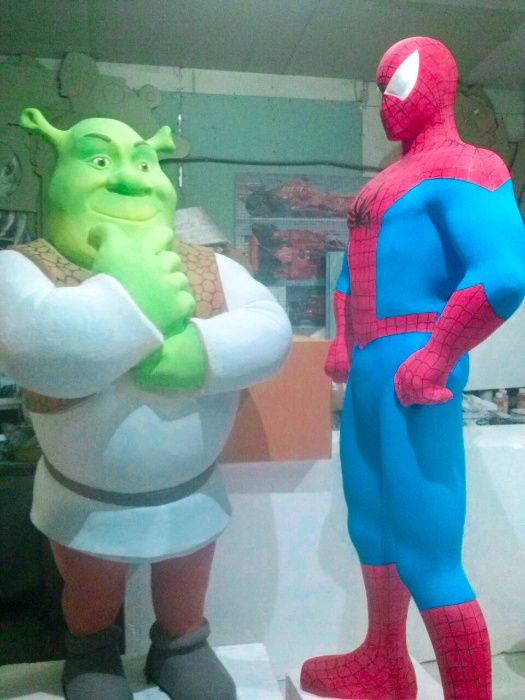 Объемные скульптуры и декор из пенопласта